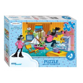 Puzzle Jen počkej, zajíci! - Potopa 60d
