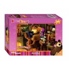 Puzzle Máša a medvěd - 104d
