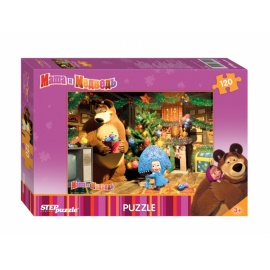 Puzzle Máša a medvěd - 120d 