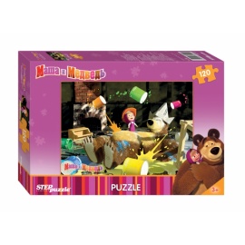 Puzzle Máša a medvěd - 120d 
