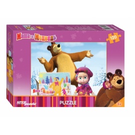 Puzzle Máša a medvěd - 120d 