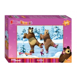 Puzzle Máša a medvěd - 260d