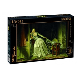 Puzzle Fragonard - Kradmý polibek 1500d