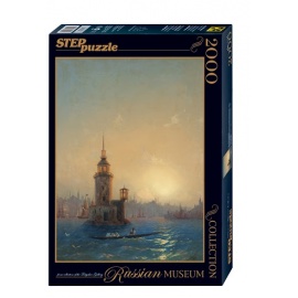 Puzzle Ajvazovskij - Leandrová  v Konstantinopolu 2000d