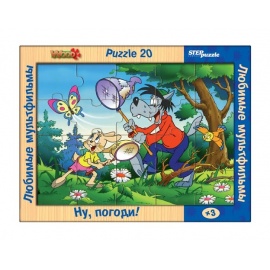 Puzzle Jen počkej, zajíci! - Dřevěné 20d