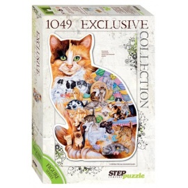 Obrysové puzzle - Kočka 1027d 