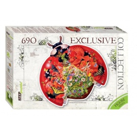 Obrysové puzzle - Beruška 690d